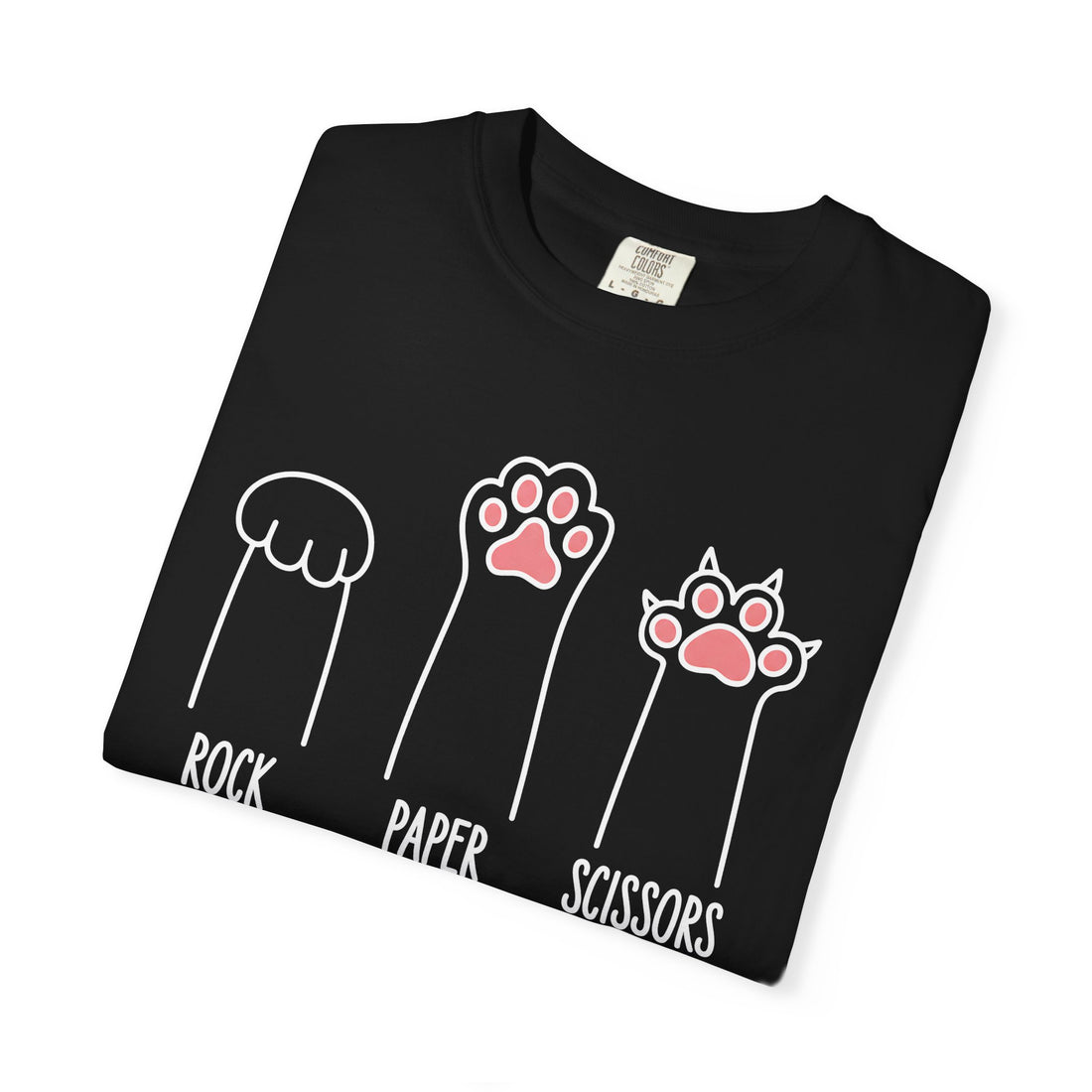 Rock Paper Scissors Cat Paw T-Shirt