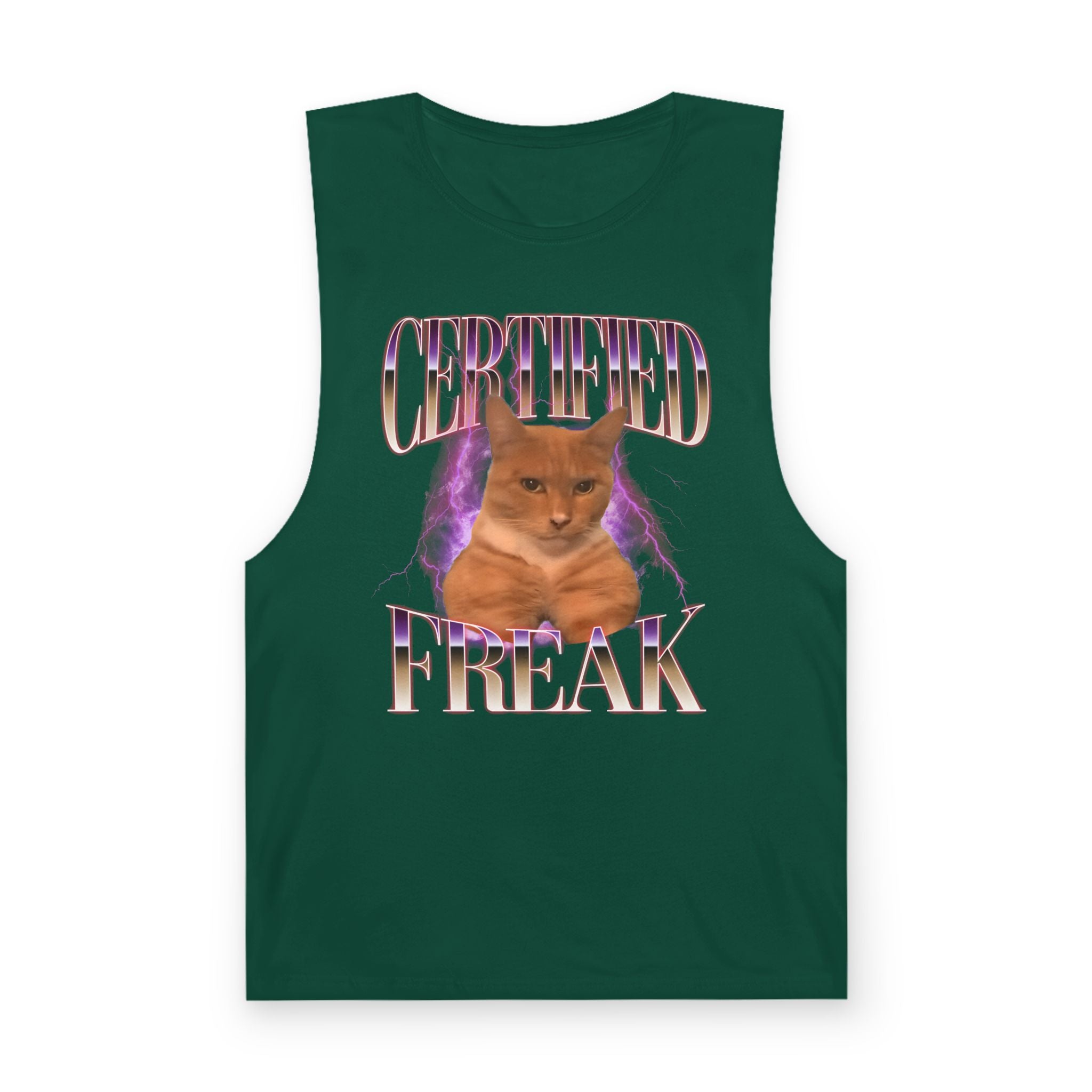 Certified Freak Cat Meme Tank Top