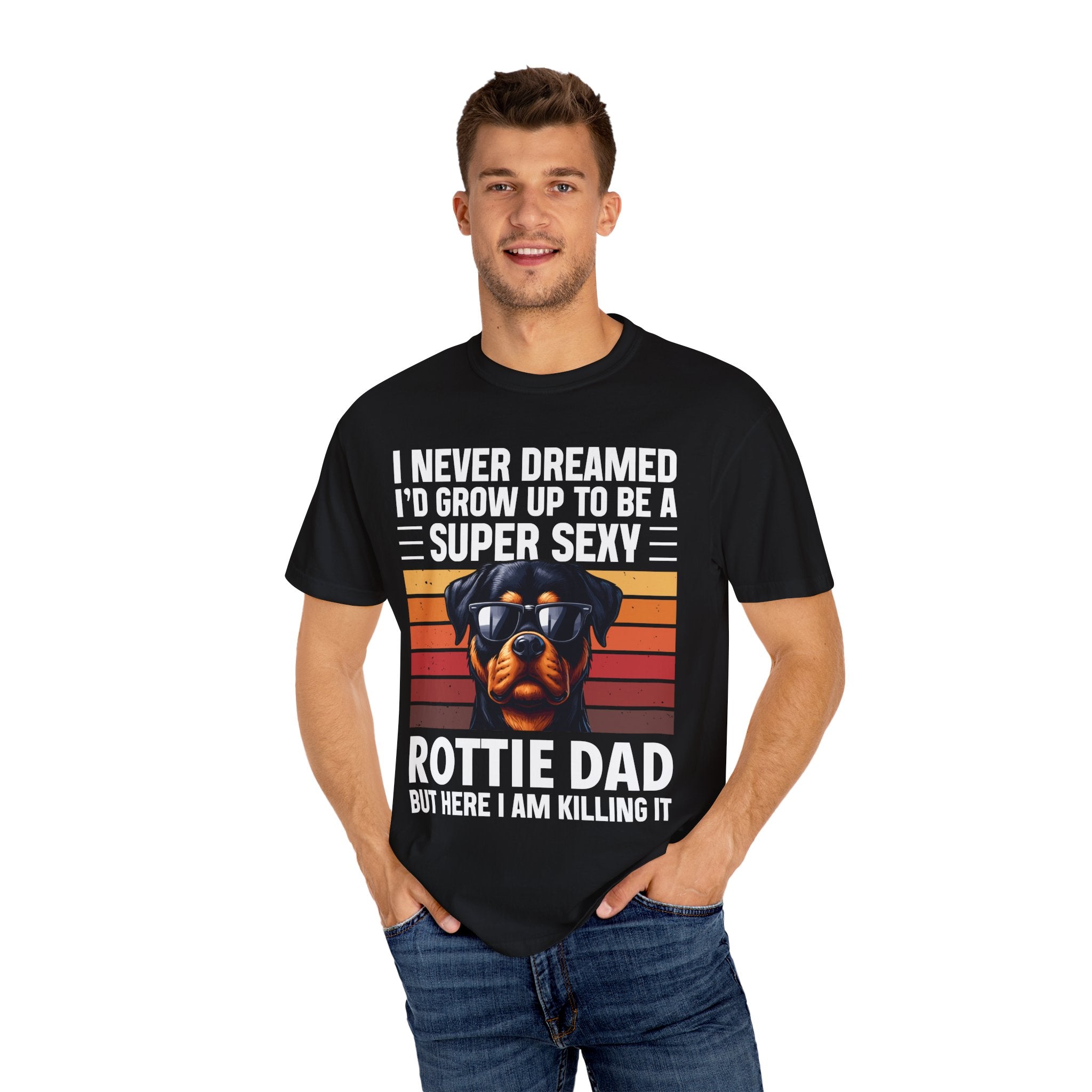Super Sexy Rottie Dad T-Shirt, Rottweiler Dad T-Shirt