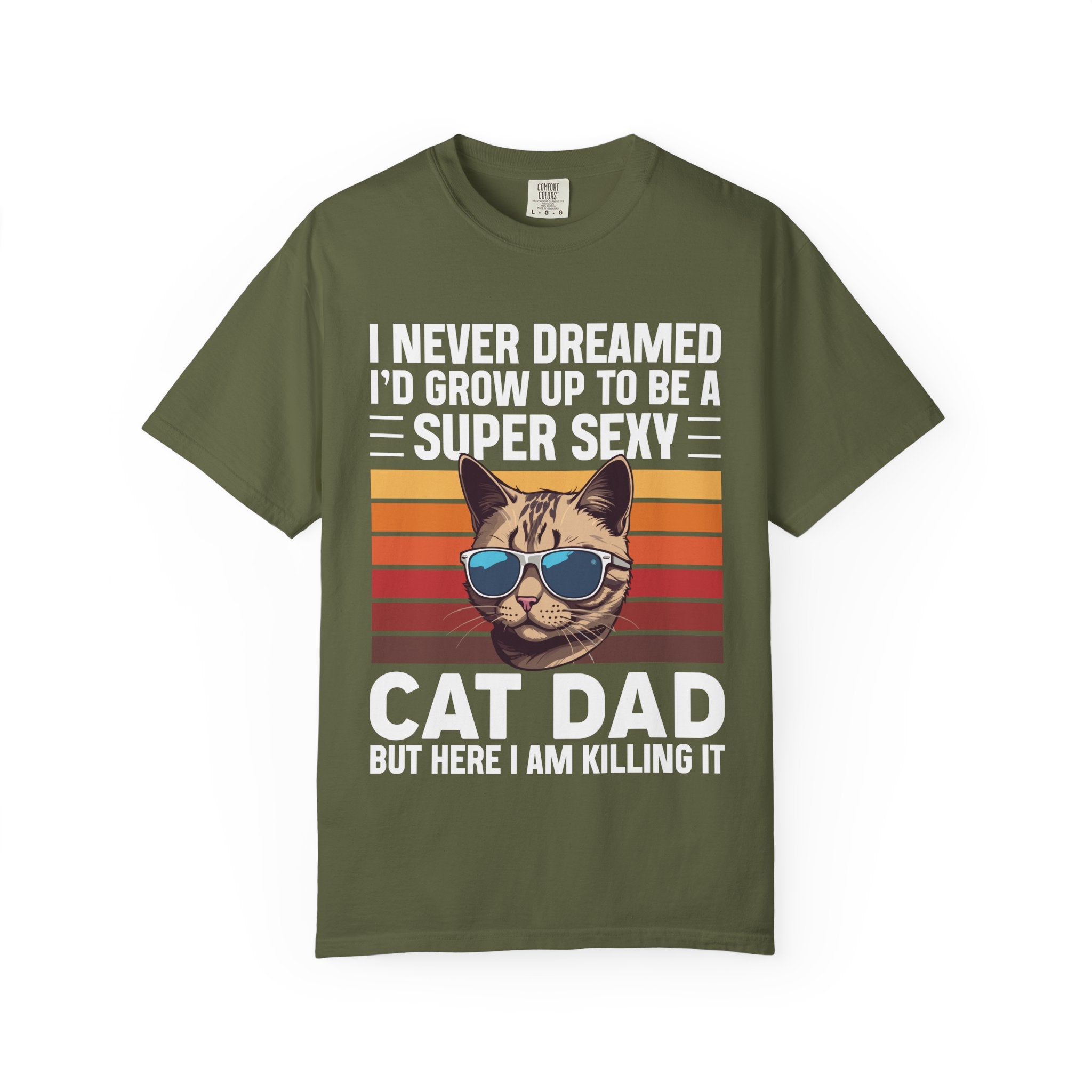 Super Sexy Cat Dad - Funny Cat Dad T-Shirt