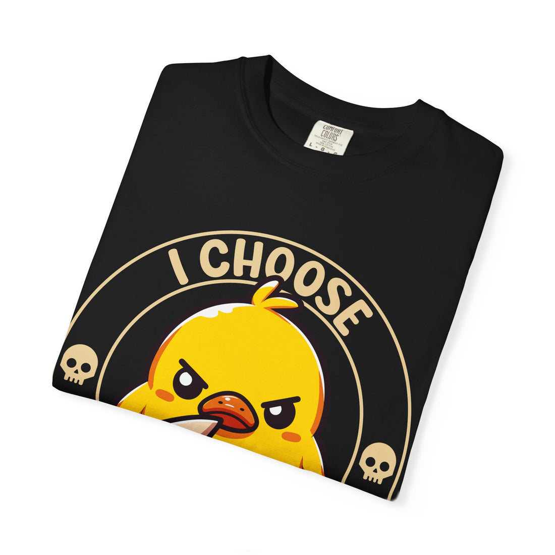 I Choose Violence Angry Duck T-shirt
