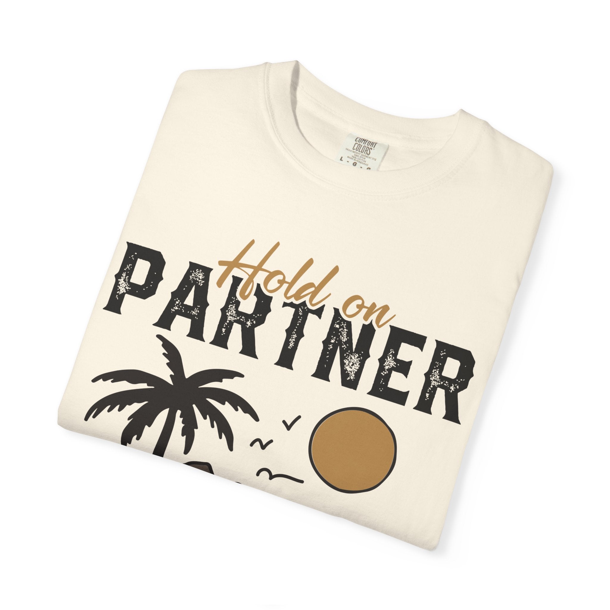 Hold Our Partner I'm Overstimulated - Cowboy Frog T-Shirt