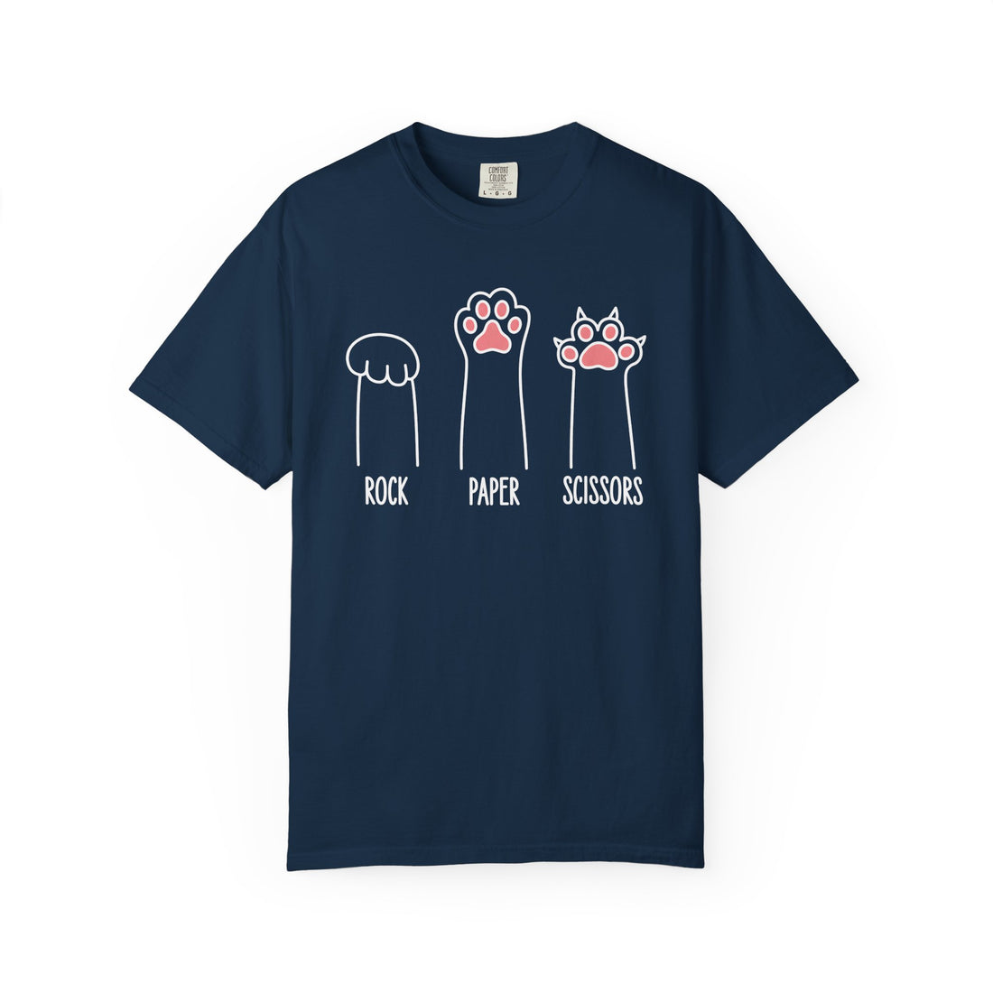 Rock Paper Scissors Cat Paw T-Shirt