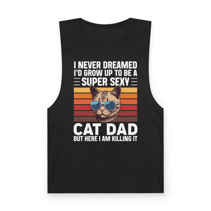 Funny Cat Dad Tank Top