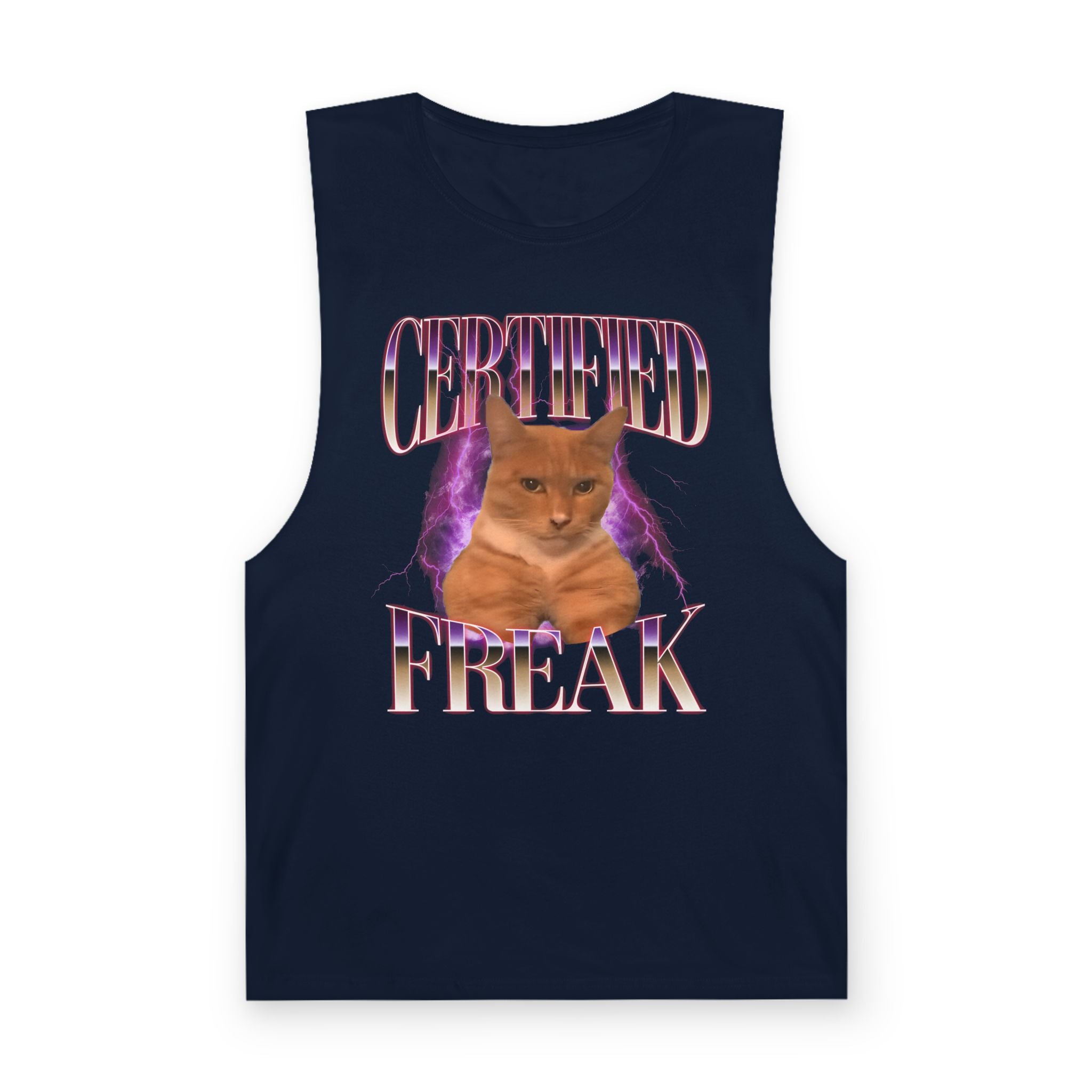 Certified Freak Cat Meme Tank Top