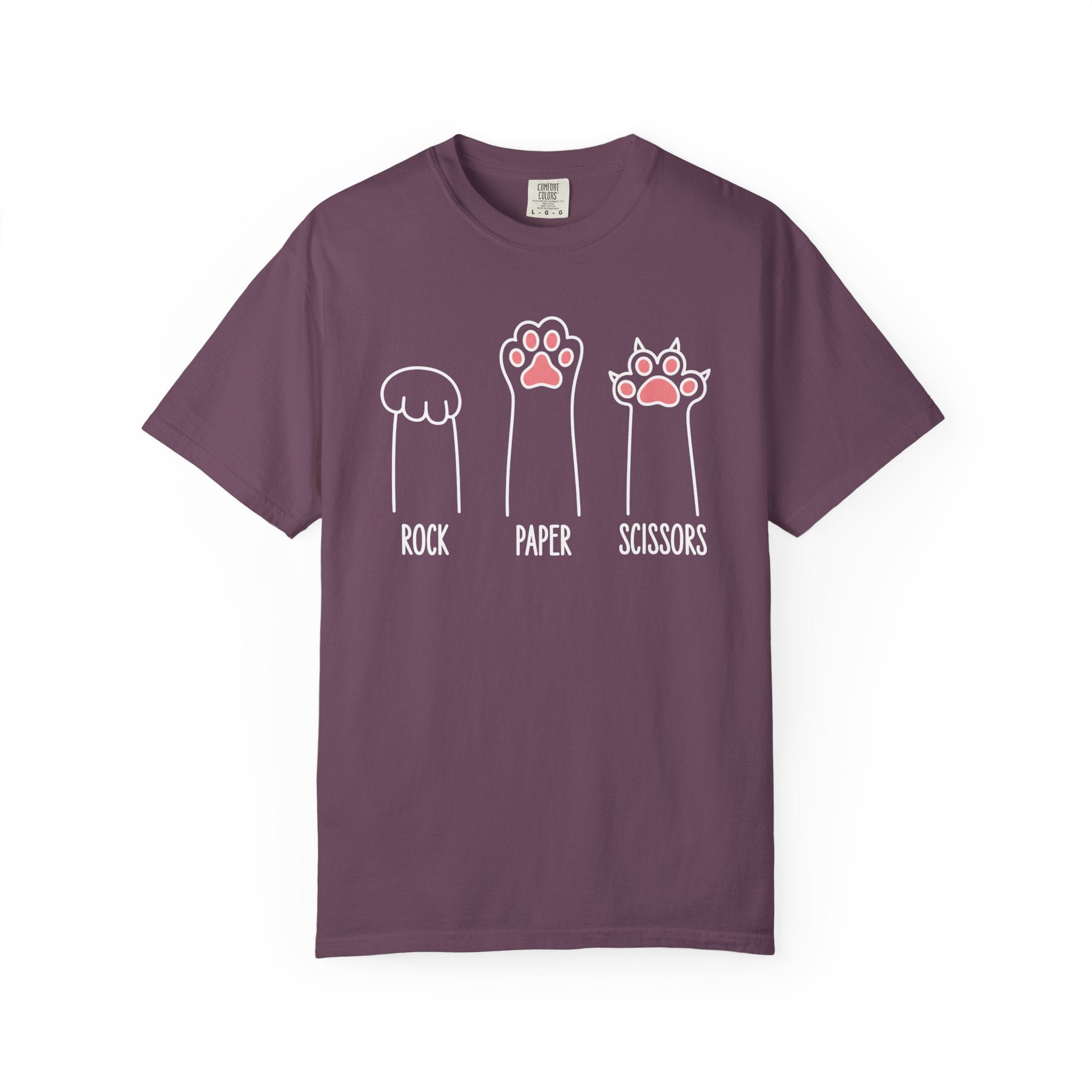 Rock Paper Scissors Cat Paw T-Shirt