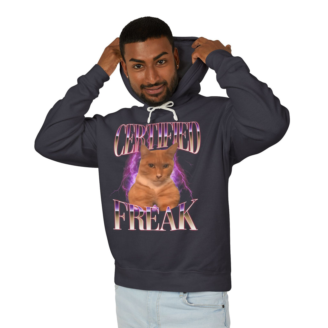 Certified Freak Cat Meme Hoodie