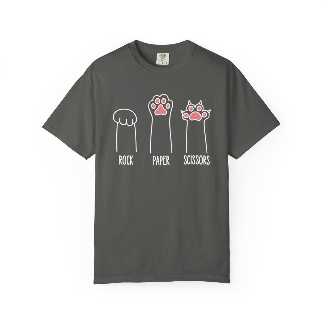 Rock Paper Scissors Cat Paw T-Shirt