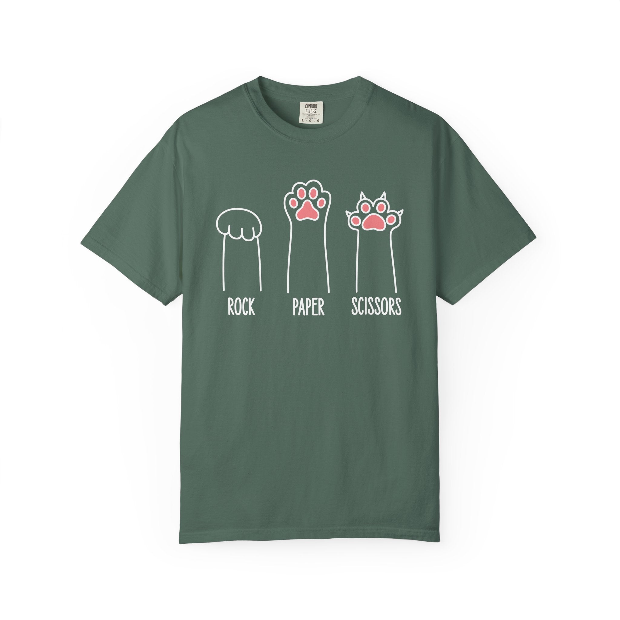 Rock Paper Scissors Cat Paw T-Shirt
