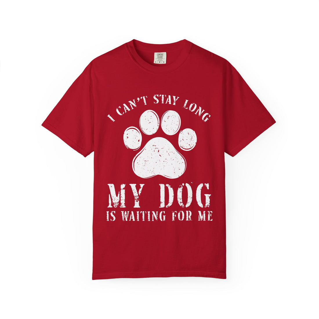 I Can't Stay Long, My Dog Is Waiting For Me T-Shirt