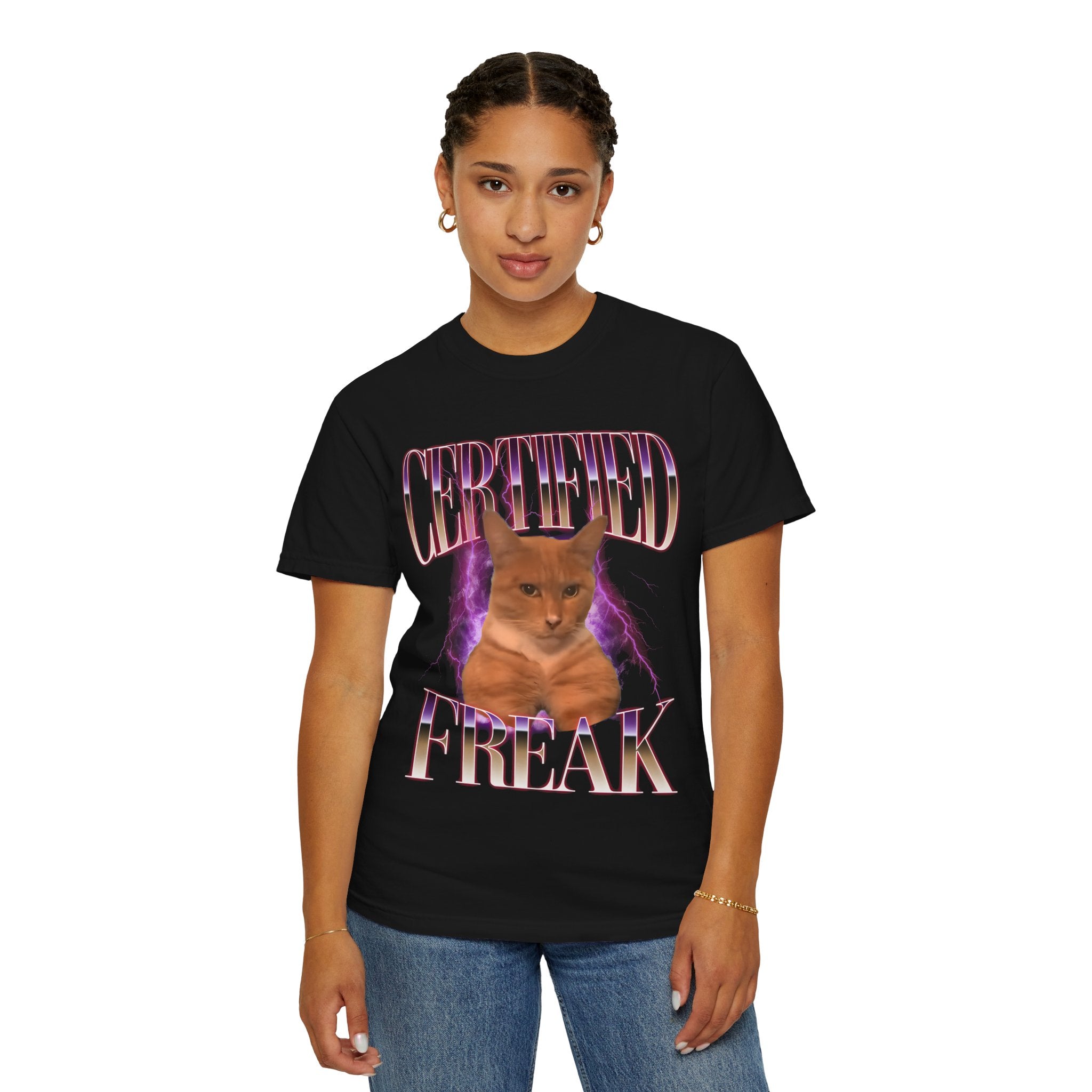 Certified Freak Cat Meme T-Shirt