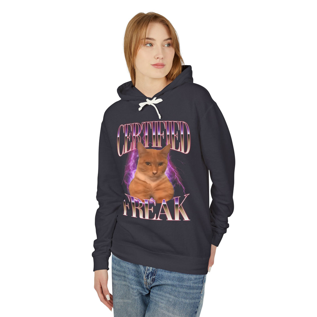 Certified Freak Cat Meme Hoodie