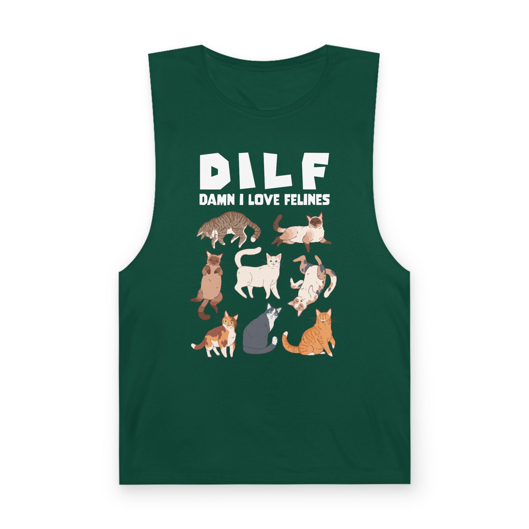 DILF Damn I Love Felines Tank Top