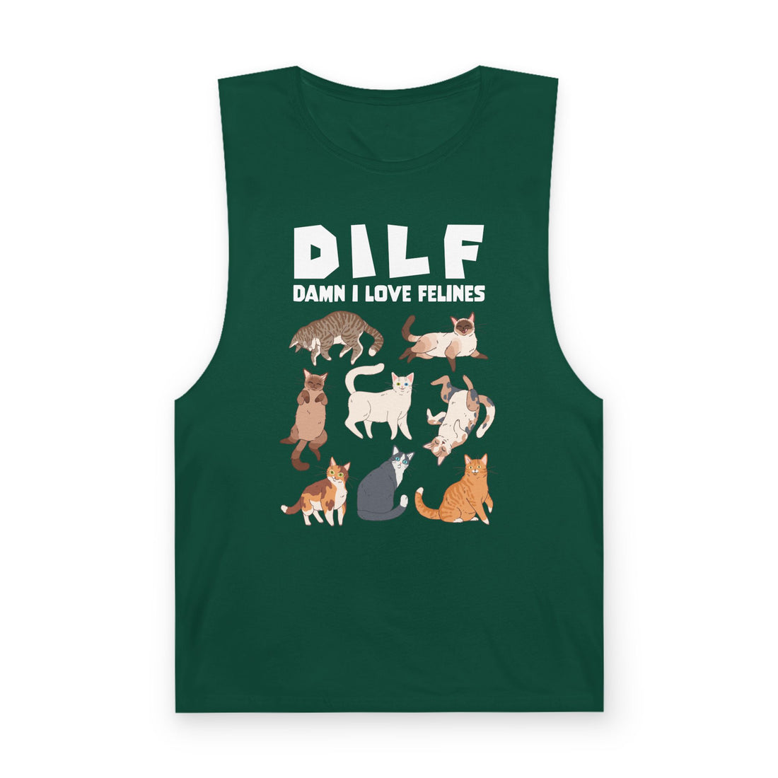 DILF Damn I Love Felines Tank Top