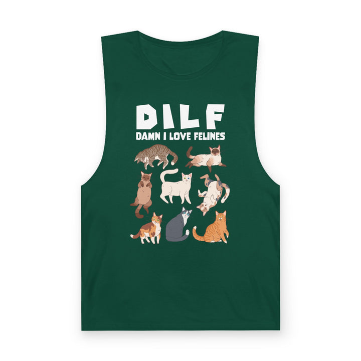 DILF Damn I Love Felines Tank Top