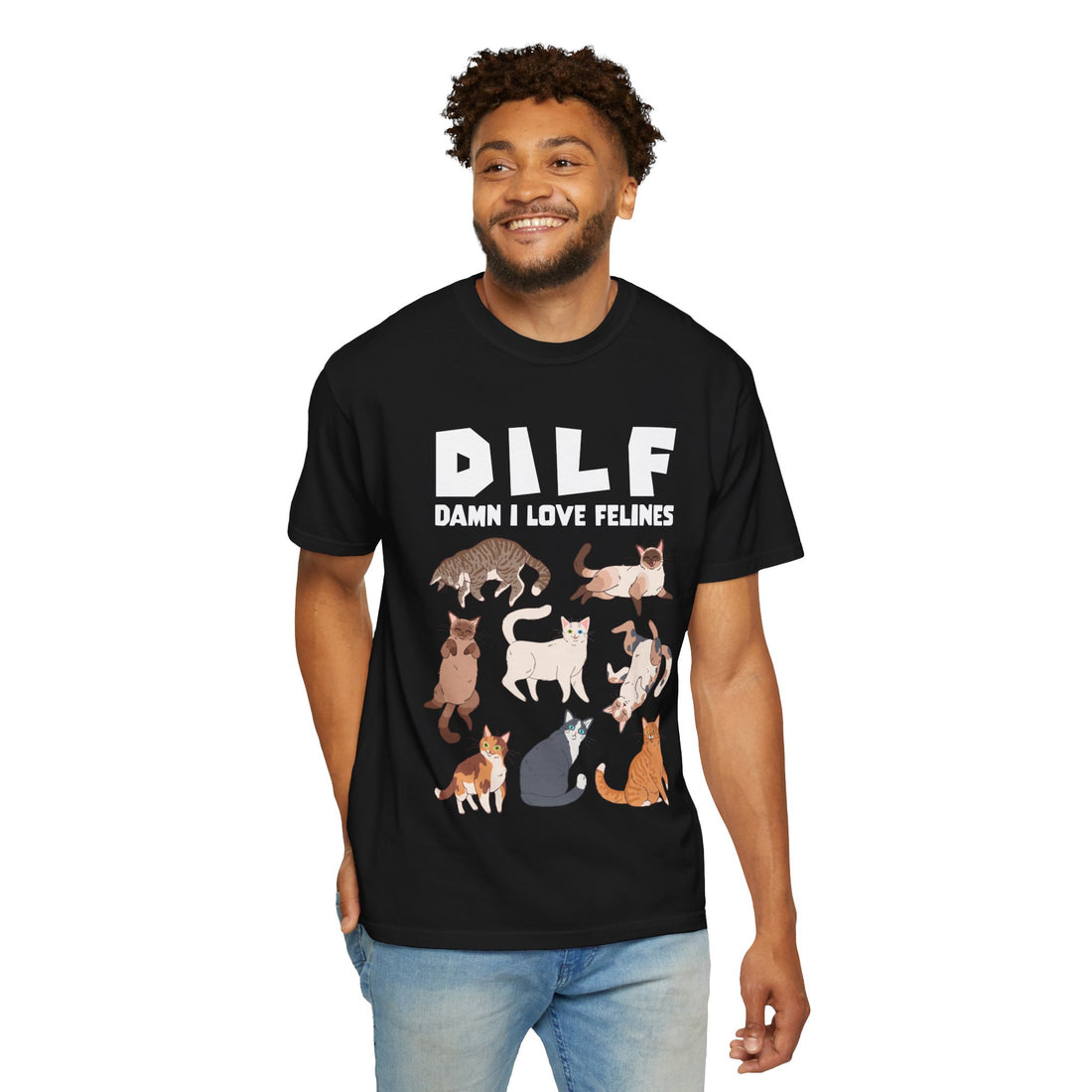 DILF Damn I Love Felines T-Shirt