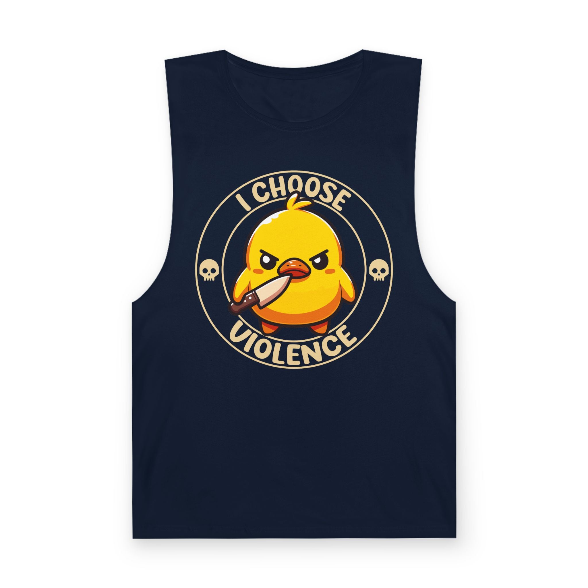 I Choose Violence Angry Duck Tank Top