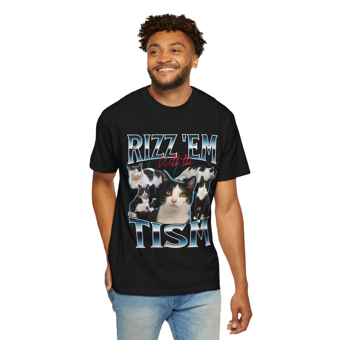 Rizz 'em With The Tism Cat T-Shirt