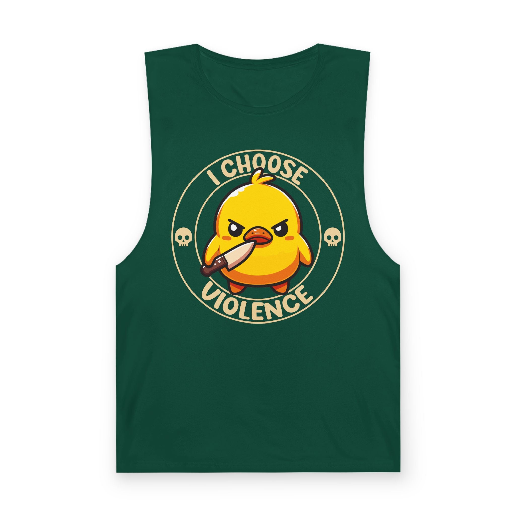 I Choose Violence Angry Duck Tank Top