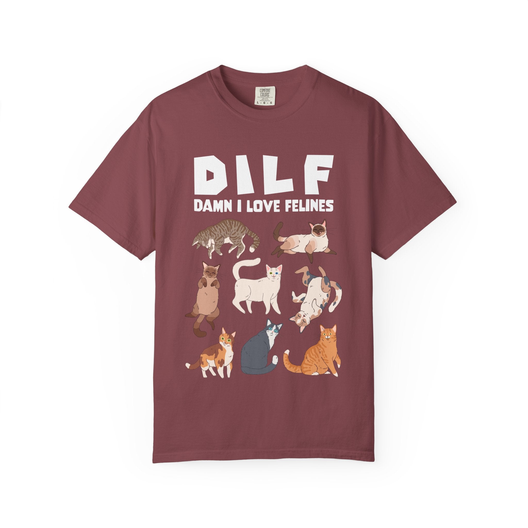 DILF Damn I Love Felines T-Shirt
