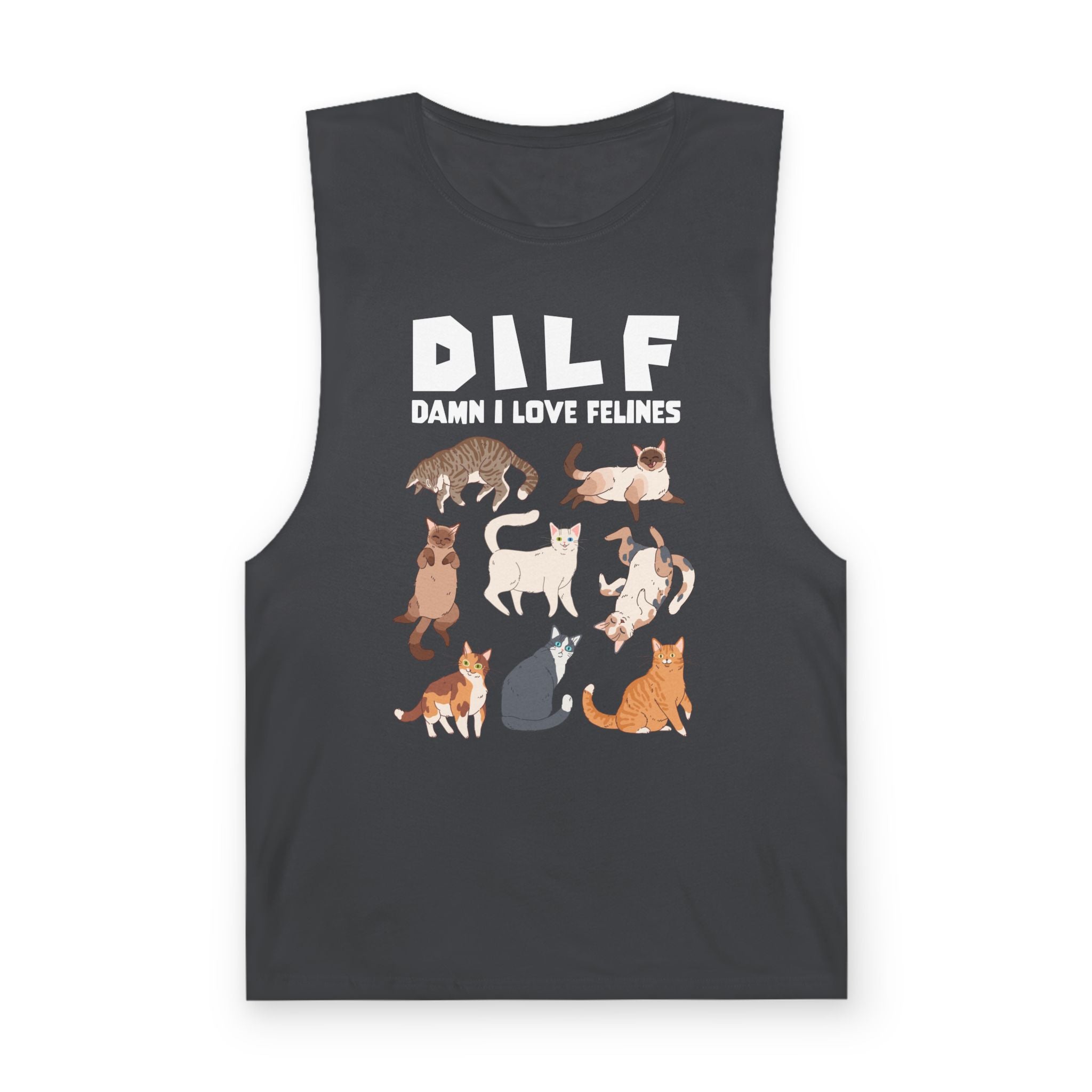 DILF Damn I Love Felines Tank Top