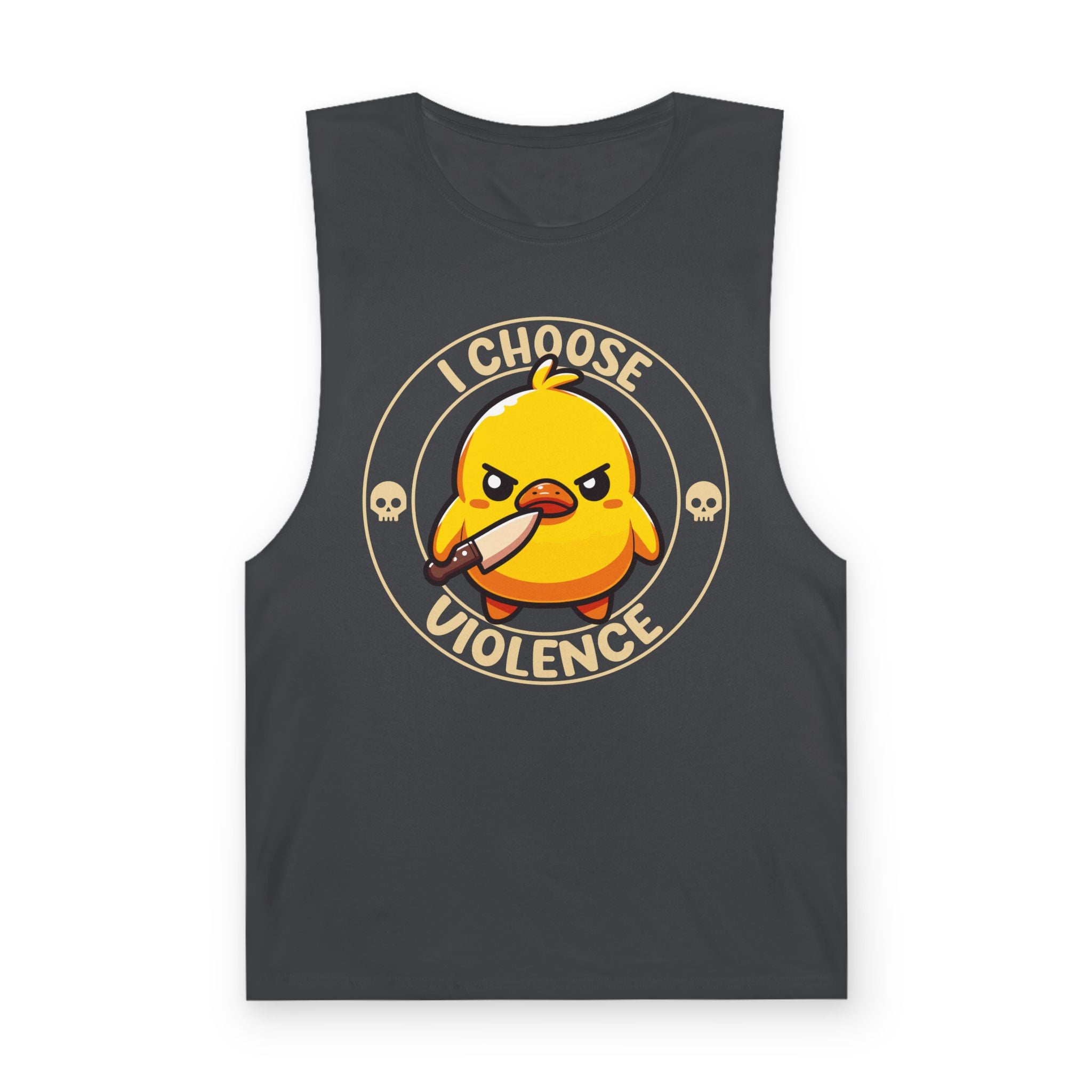 I Choose Violence Angry Duck Tank Top