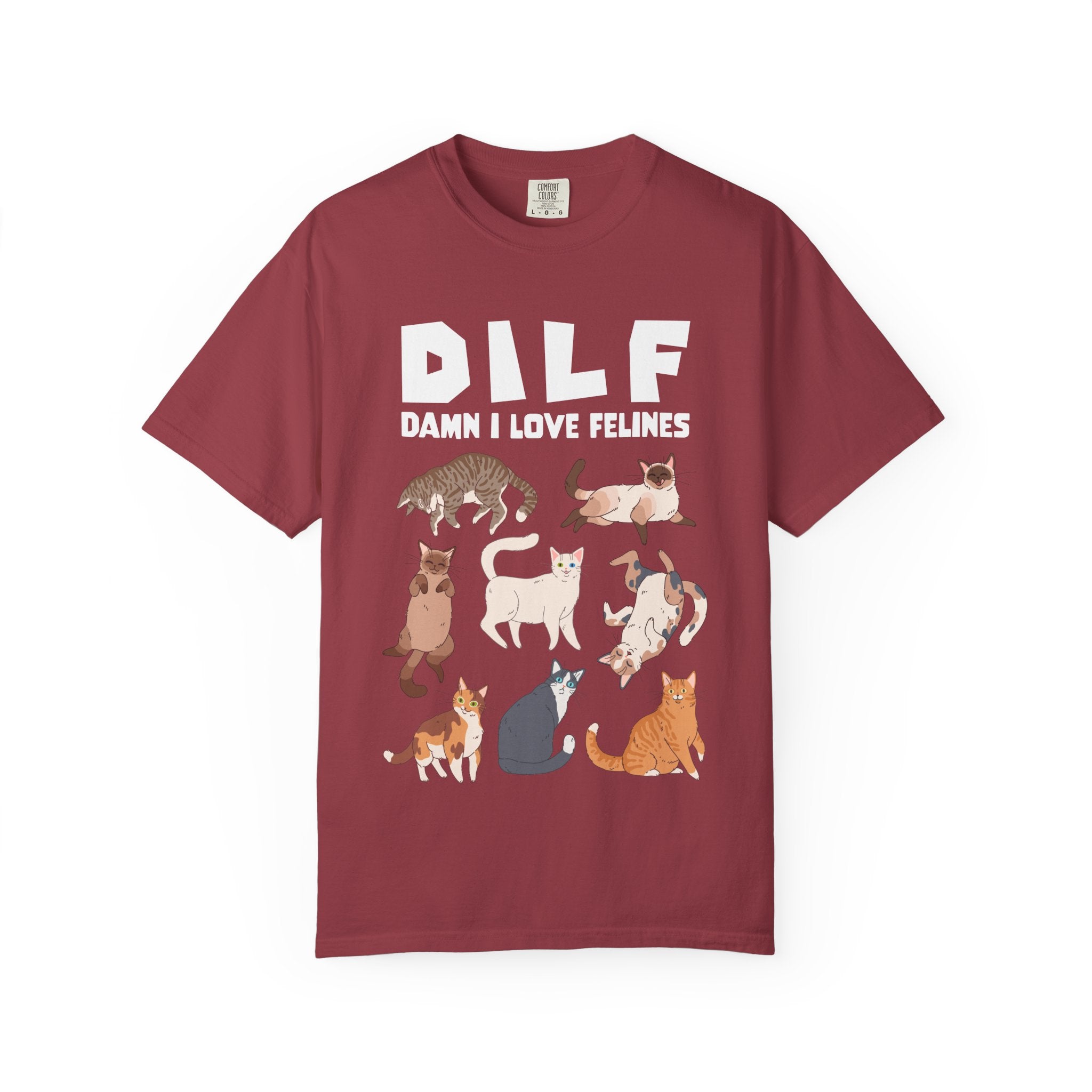 DILF Damn I Love Felines T-Shirt